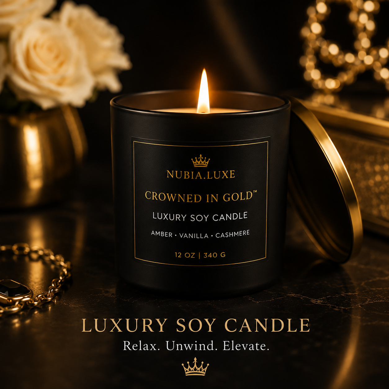 Luxury Soy Candle — Small