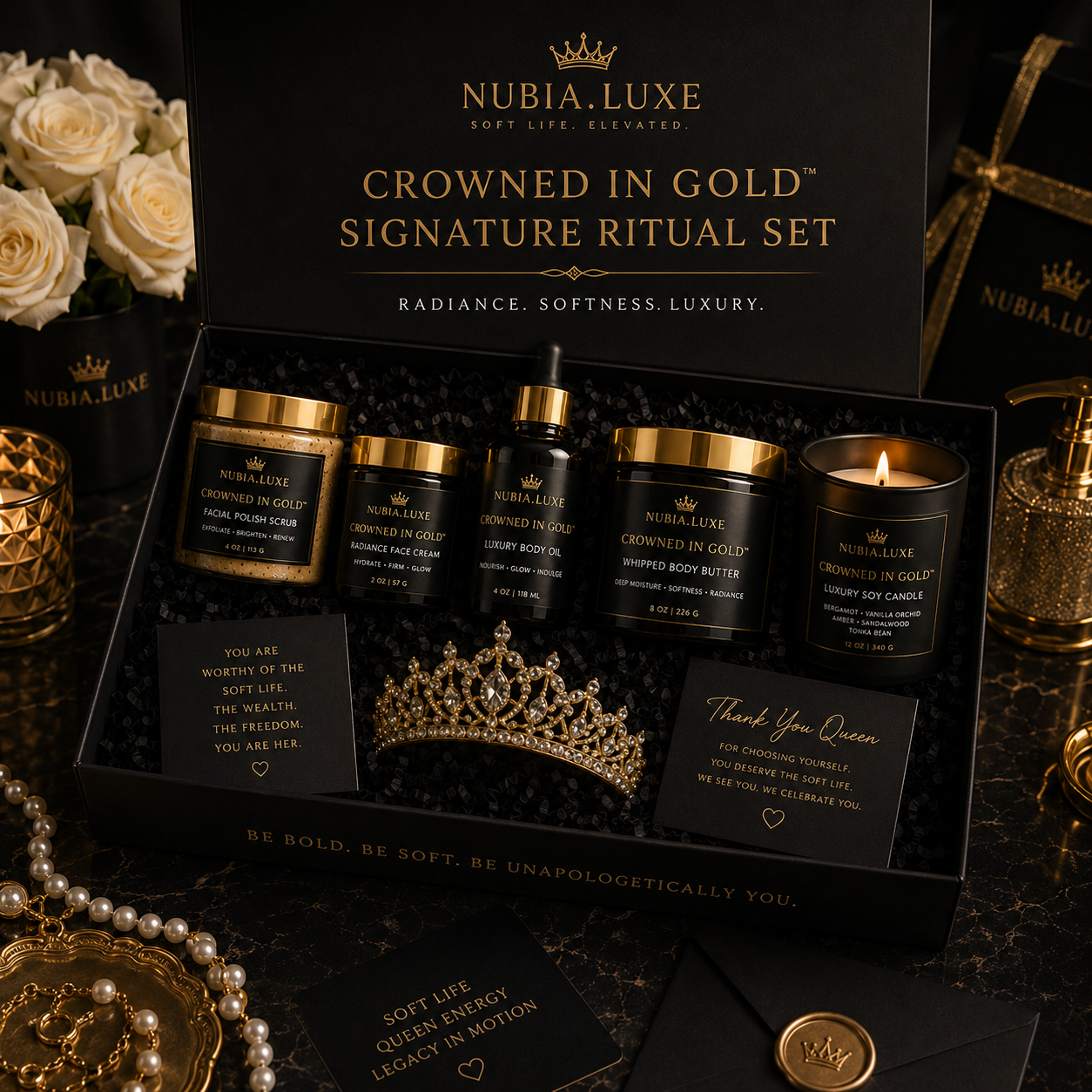 Crowned in Gold™ Signature Ritual Set