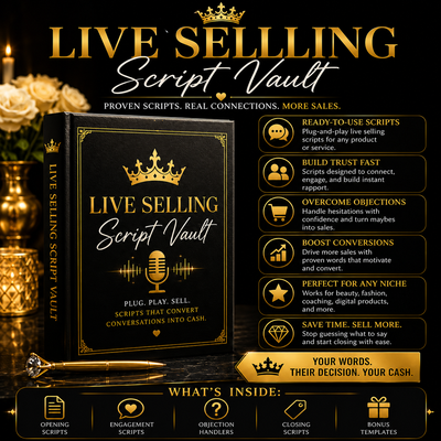 Live Selling Script Vault
